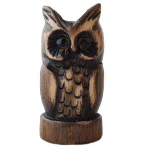 Gufo Cucciolo 6cm - Vetro