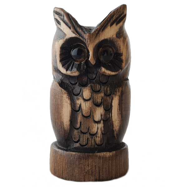 Gufo Cucciolo 6cm - Vetro