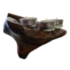 Porta Candele Olivo Smaltato 1 - immagine 3