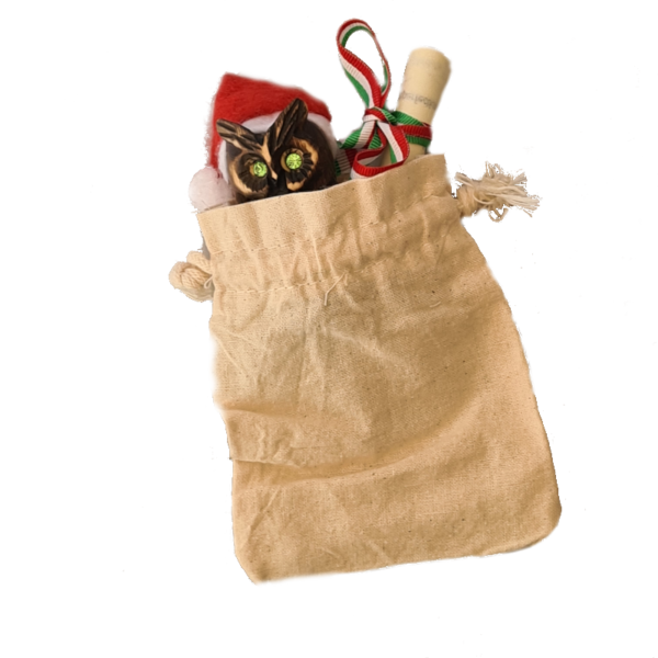 Gufo Cucciolo Natale- Strass Verde - immagine 4