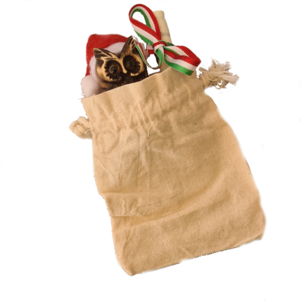 Gufo Cucciolo Natale - Vetro - immagine 4