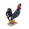 Statuetta Gallo in marmorina, smalti e strass